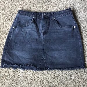 Wild Fable Faded Black Mini Skirt